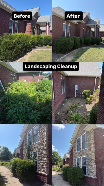Landscaping and lawn project in Middle Tennessee
